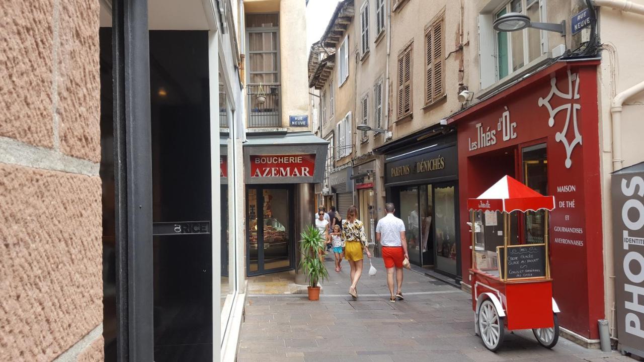 La Maison Bleue, Un Emplacement De Choix A Rodez Exteriör bild