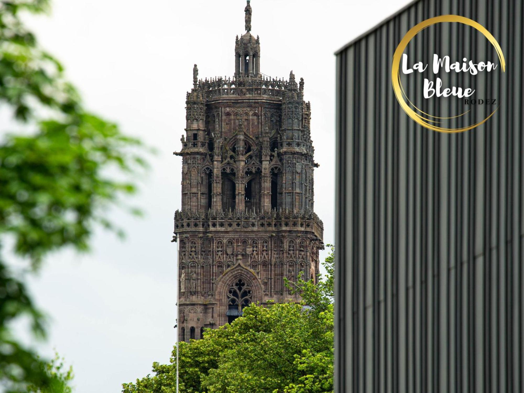 La Maison Bleue, Un Emplacement De Choix A Rodez Exteriör bild