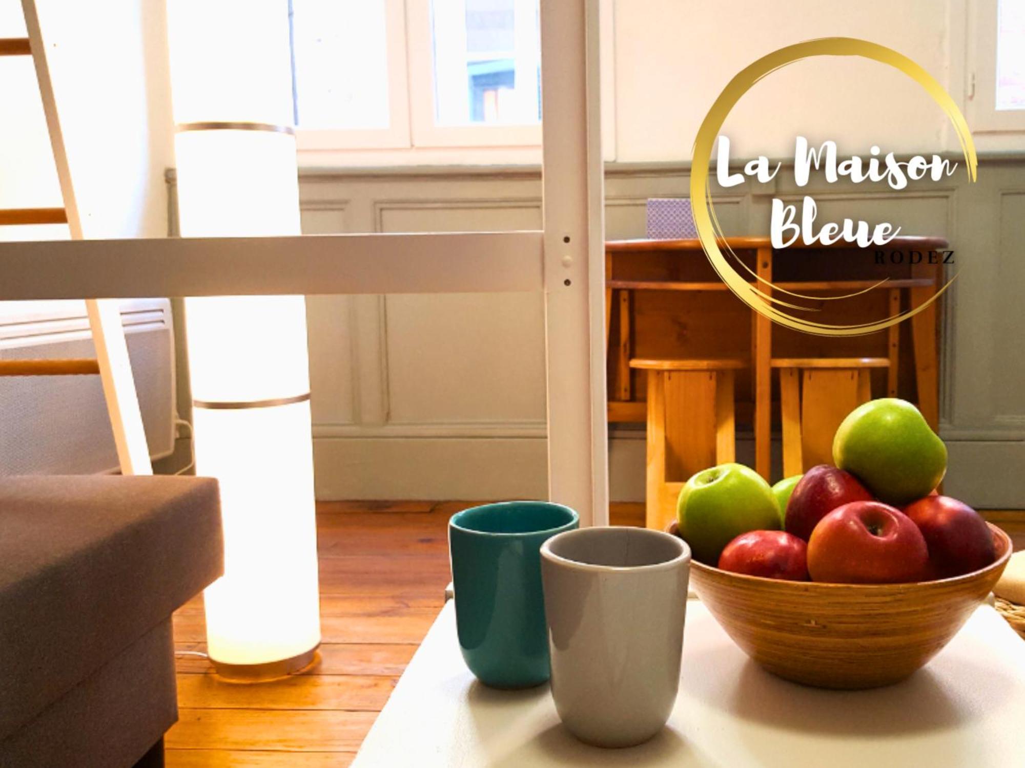 La Maison Bleue, Un Emplacement De Choix A Rodez Exteriör bild